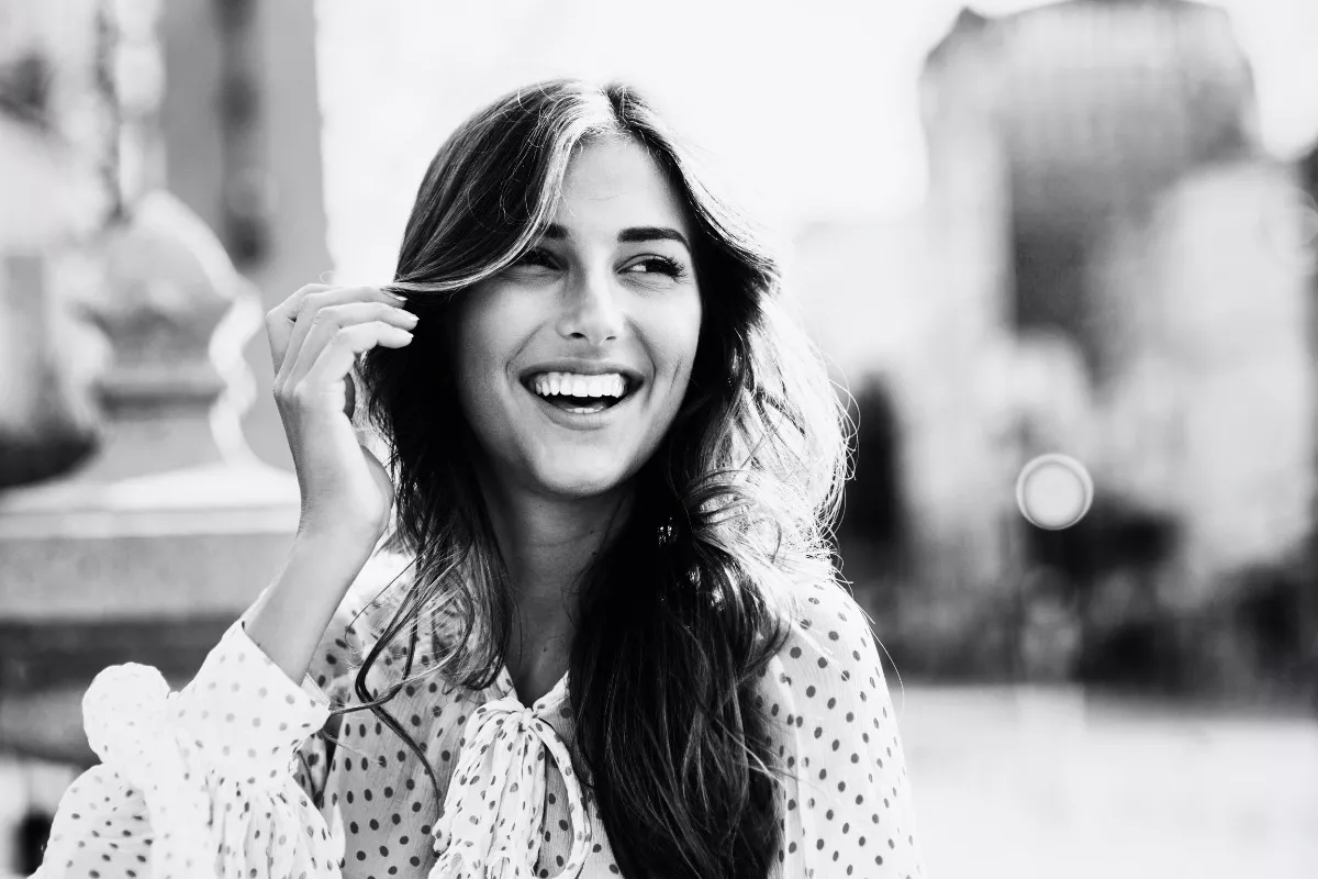 smiling woman
