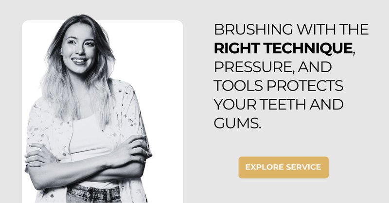 Understanding proper brushing techniques.
